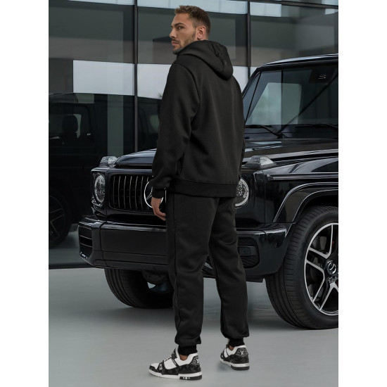 Vīriešu melns komplekts Ulan Vīriešu uzvalki