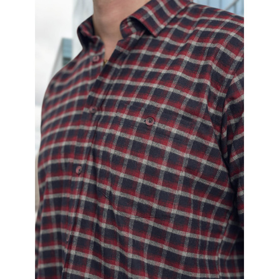 Vīriešu tumši zils rūtains krekliņš Marino Krekli