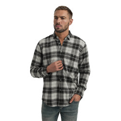 Vīriešu pelēks rūtains krekls Marino