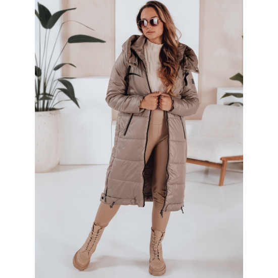 Sieviešu garā jaka Orvit tumši brūna Sieviešu jakas