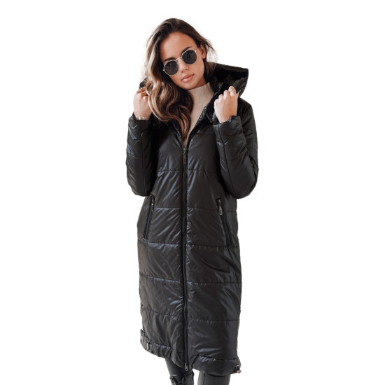 Sieviešu garā jaka Orvit melnā krāsā Sieviešu jakas