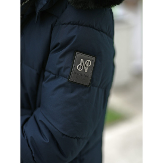 Sieviešu ziemas garā jaka tumši zila Marni Sieviešu jakas