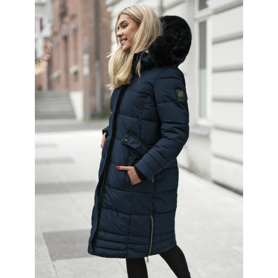 Sieviešu ziemas garā jaka tumši zila Marni Sieviešu jakas