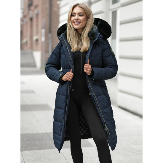 Sieviešu ziemas garā jaka tumši zila Marni Sieviešu jakas