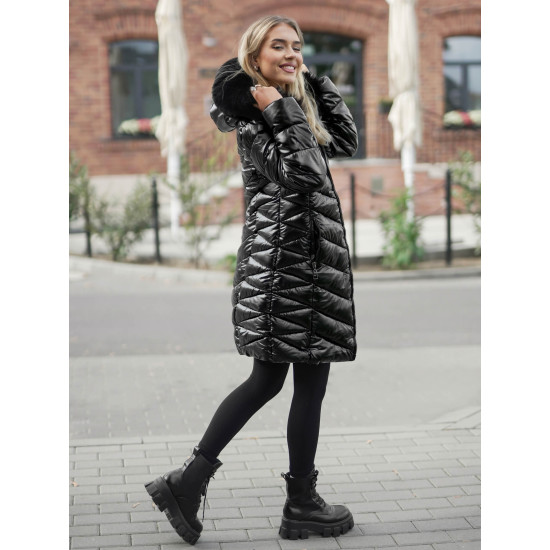 Sieviešu ziemas jaka Marisa melna JS/16M9100/392Z