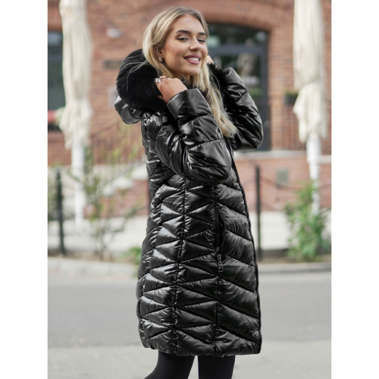 Sieviešu ziemas jaka Marisa melna JS/16M9100/392Z