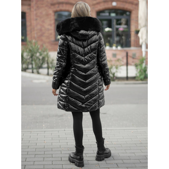 Sieviešu ziemas jaka Marisa melna JS/16M9100/392Z