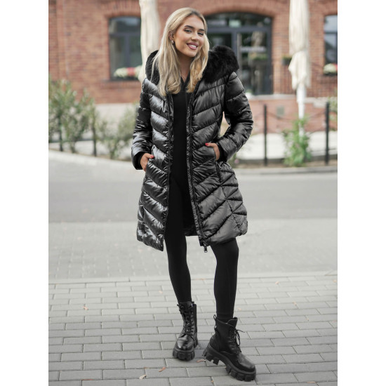 Sieviešu ziemas jaka Marisa melna JS/16M9100/392Z