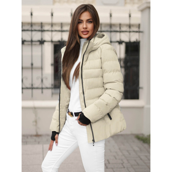 Balta dāmu jaka Jena Sieviešu jakas