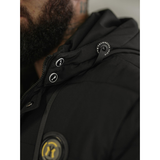 Men's black winter jacket Lorenzo JS/57M7503/392