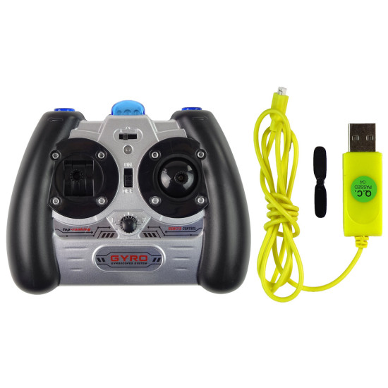 SYMA S107G helikopters + tālvadības pults + uzlādējams akumulators Zils Radio vadāmās rotaļlietas