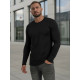 Vīriešu melns T-krekls Rojo Džemperi