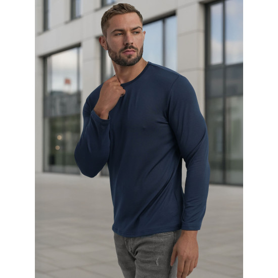 Vīriešu tumši zils krekls Rojo Džemperi