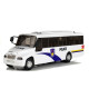 Balts policijas autobusa modelis ar skaņas efektiem 4042 - Rotaļlietu automašīnas Balts policijas autobusa modelis ar skaņas efektiem Uzņēmuma automašīnas