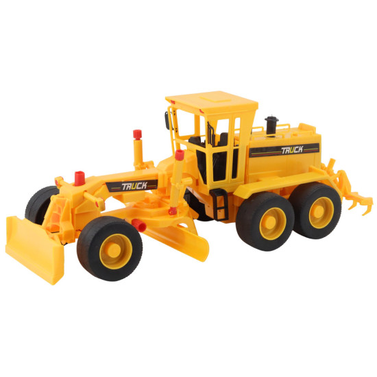 Dzeltenais greideris 24780 - Rotaļlietu automašīnas Dzeltenais greideris Būvniecība un lauksaimniecība