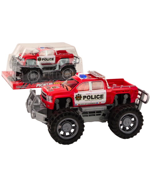 Sarkans policijas apvidus auto