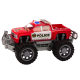 Sarkans policijas apvidus auto 19133 - Rotaļlietu automašīnas Sarkans policijas apvidus auto Uzņēmuma automašīnas