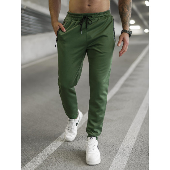 Vīriešu haki krāsas bikses Run Gadījuma bikses