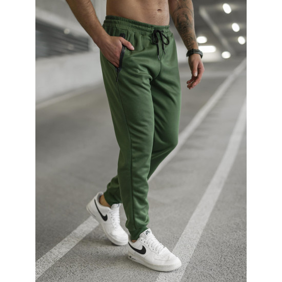 Vīriešu haki krāsas bikses Run Gadījuma bikses