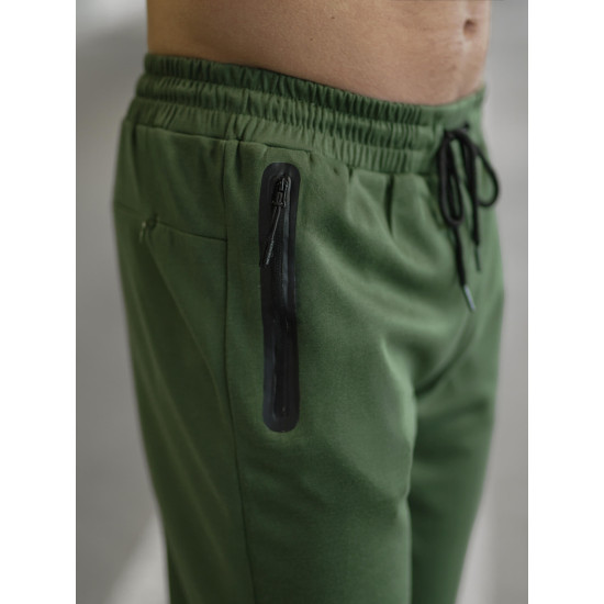 Vīriešu haki krāsas bikses Run Gadījuma bikses
