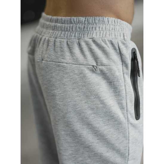 Vīriešu gaiši pelēkas bikses Run Gadījuma bikses