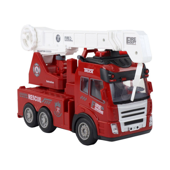 Ugunsdzēsības dienests ar celtņa tālvadības pults modeli Radio vadāmās rotaļlietas