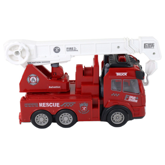 Ugunsdzēsības dienests ar celtņa tālvadības pults modeli Radio vadāmās rotaļlietas