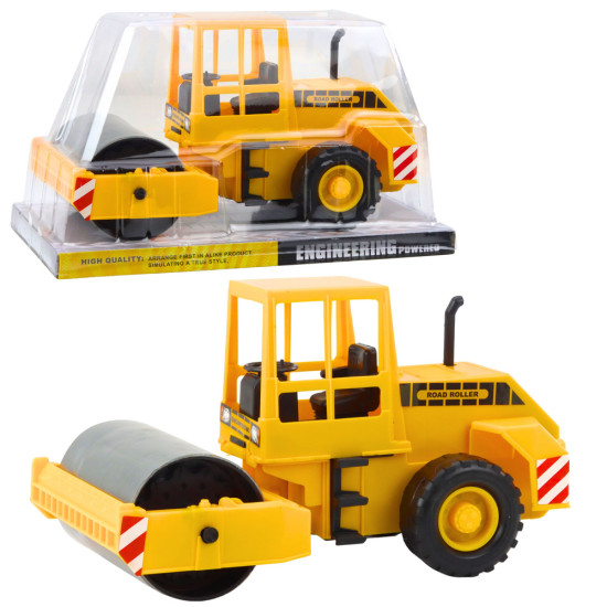 Celtniecības transportlīdzeklis - ceļa veltnis 24778 - Rotaļlietu automašīnas Celtniecības transportlīdzeklis - ceļa veltnis Būvniecība un lauksaimniecība