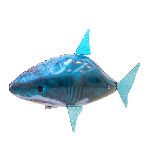 Nuotoliniu būdu valdomos žuvys R/C ryklys Mėlynas skraidantis balionas Radijo bangomis valdomi žaislai