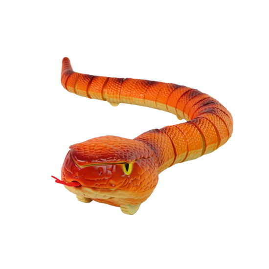 Tālvadības pults vadāma anakonda čūska 70 cm gara Radio vadāmās rotaļlietas