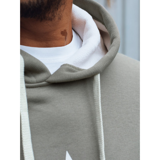 Vyriškas pelēks džemperis ar kapuci Star. Džemperi ar kapuci