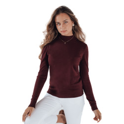 Sieviešu bordo dzija dzemperis Lena Sieviešu bordo dzija dzemperis Lena