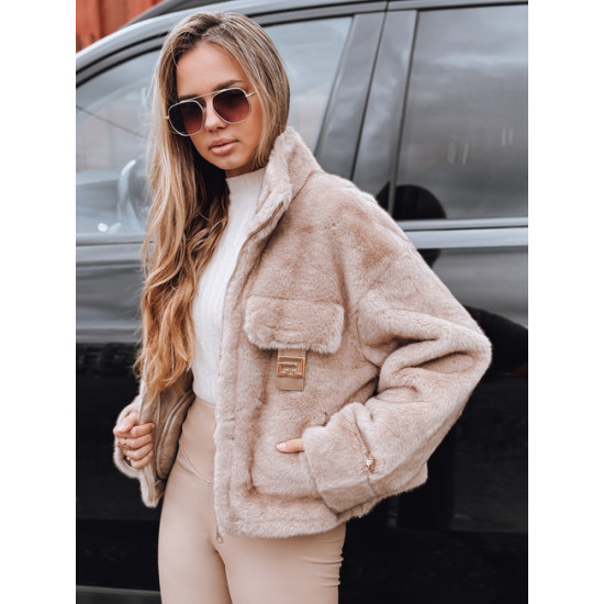 Sieviešu brūns īss kažociņš Ariel Sieviešu jakas