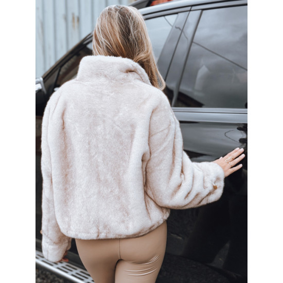 Sieviešu balts īss kažociņš Ariel Sieviešu jakas