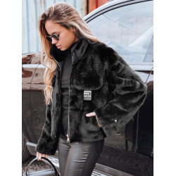 Sieviešu melns īss kažociņš Ariel Sieviešu melns īss kažociņš Ariel