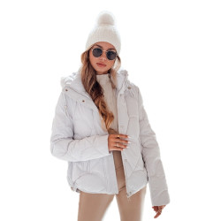 Sieviešu ziemas jaka baltā krāsā Silma