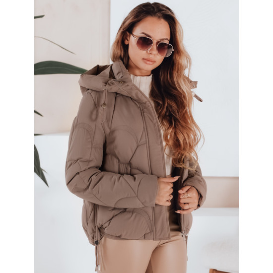 Sieviešu ziemas jaka Silma brūna Sieviešu jakas