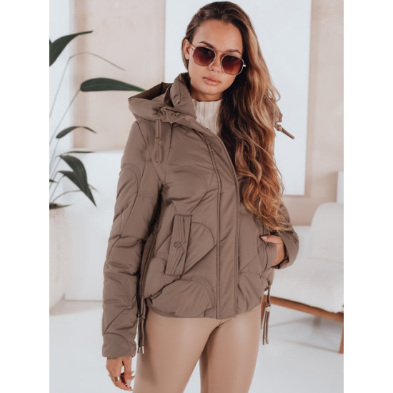 Sieviešu ziemas jaka Silma brūna Sieviešu jakas