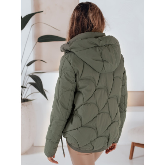 Sieviešu haki krāsas ziemas jaka Silma Sieviešu jakas