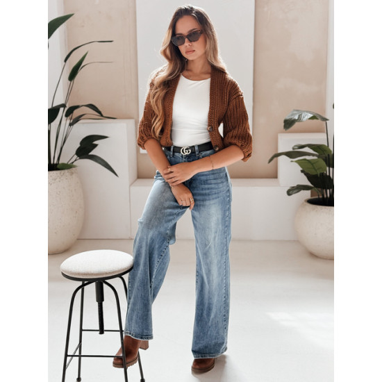 Sieviešu brūns adījums Lorel Sieviešu džemperi