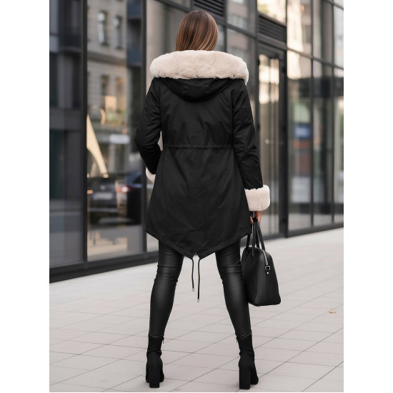 Melna sieviešu jaka Moly JS/M763/392Z