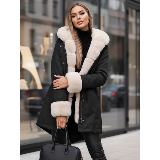 Melna sieviešu jaka Moly JS/M763/392Z