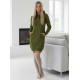 Sieviešu haki kleita ar kapuci Margaret JS/YS10005/29