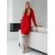 Sieviešu sarkana kleita ar kapuci Margaret JS/YS10005/18