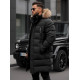 Vīriešu melna ziemas jaka Bruno JS/19M1290/392