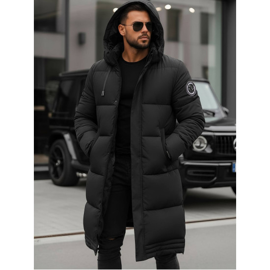 Vīriešu melna ziemas jaka Bruno JS/19M1290/392