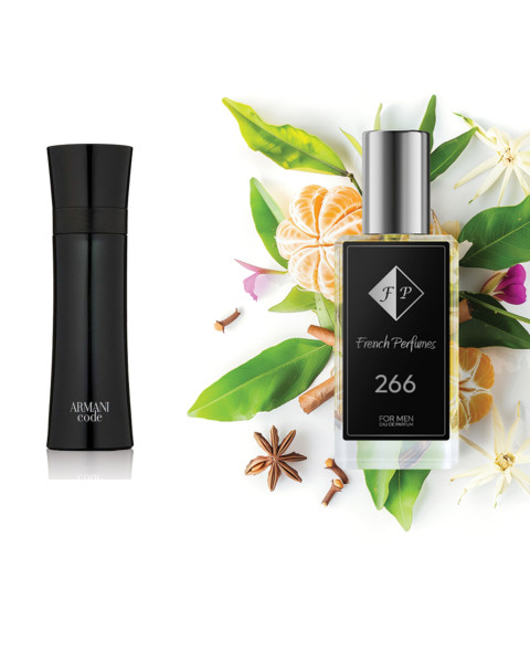 Smaržas Nr. 266, iedvesmotas no Armani - Black Code, 33 ml