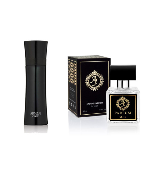 AJ Deluxe smaržas Nr. 266, iedvesmotas no Armani - Black Code, 33 ml