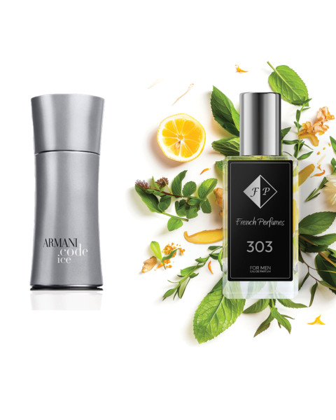 Smaržas Nr. 303, iedvesmotas no Armani - Code Ice, 60 ml