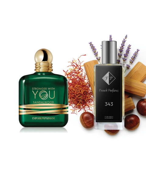 Smaržas Nr. 343, iedvesmotas no Armani - Stronger With You Sandalwood, 33 ml EDP